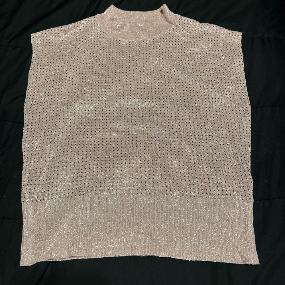 Sparkling Pink Sleeveless Top